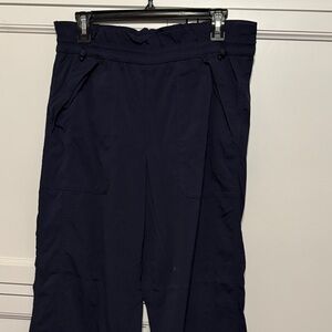 Athleta Navy Track Pants